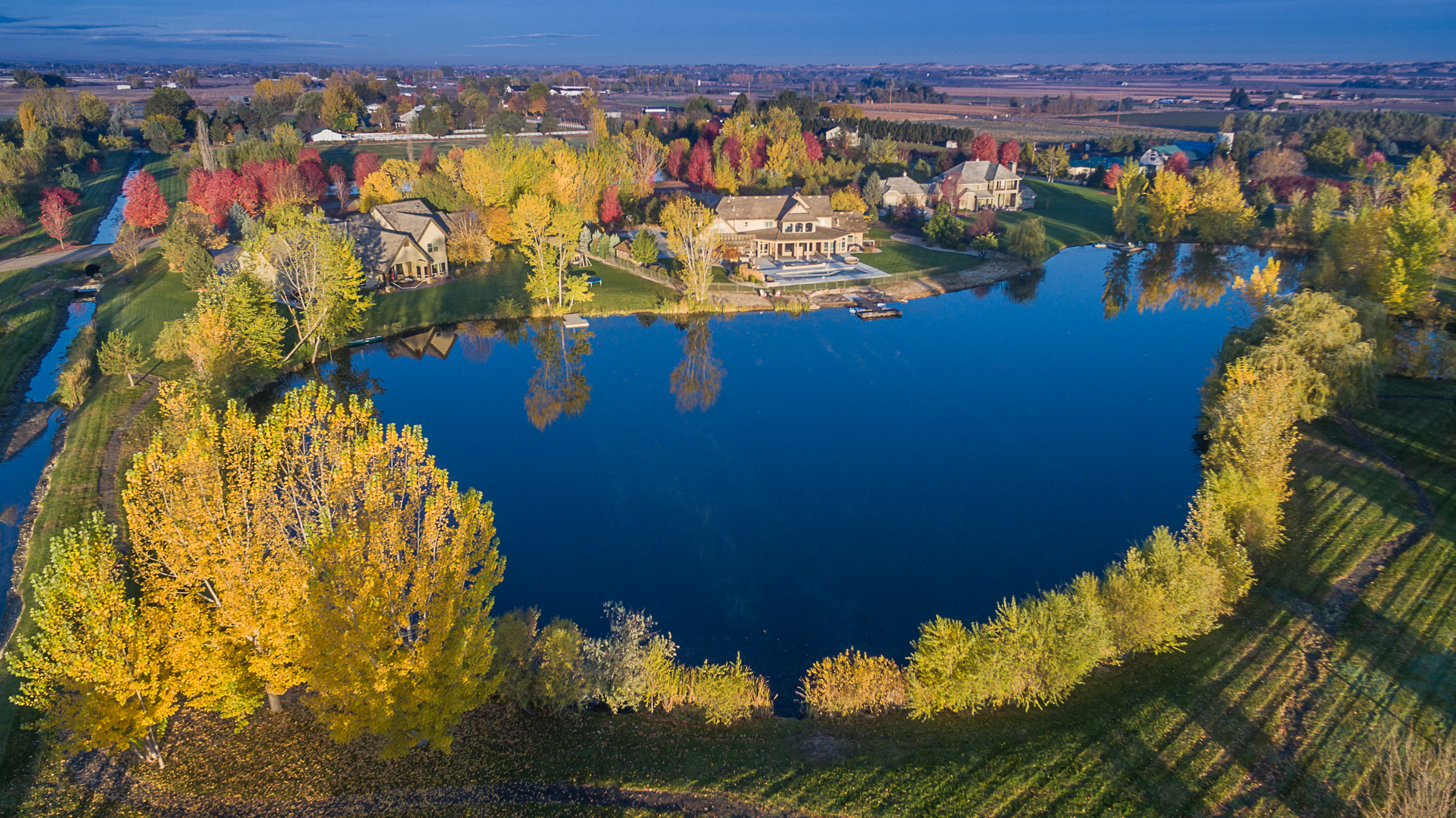 Eagle Idaho Luxury Real Estate - Aerial View.
