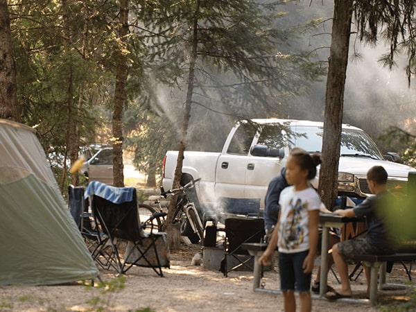 Camping in Idaho-min