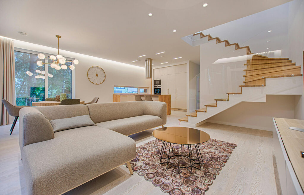 Beautiful home interior showing how to make your home look spacious