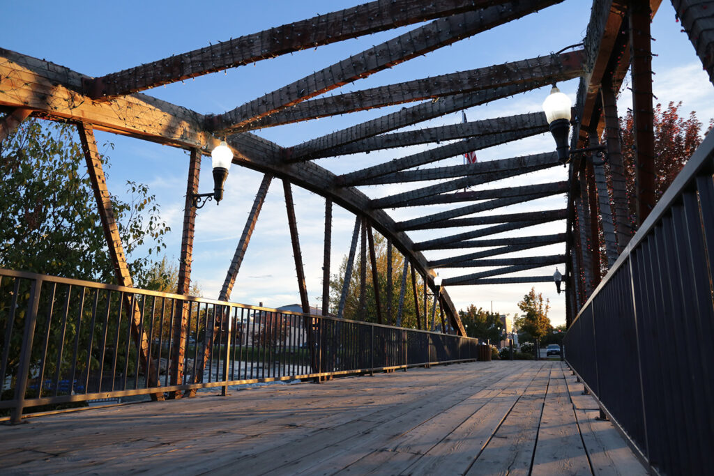 Caldwell Idaho walking bridge