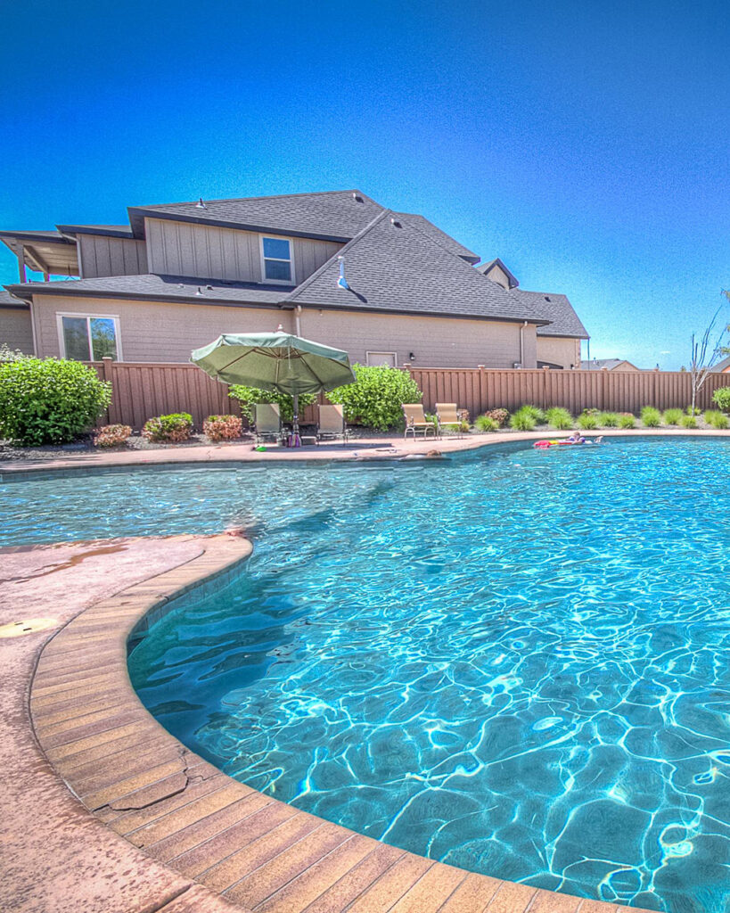 Community pool at a home for sale in Eagle, Idaho