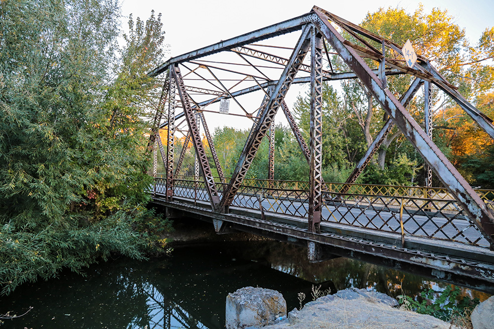 An old bridge in Middleton, Idaho