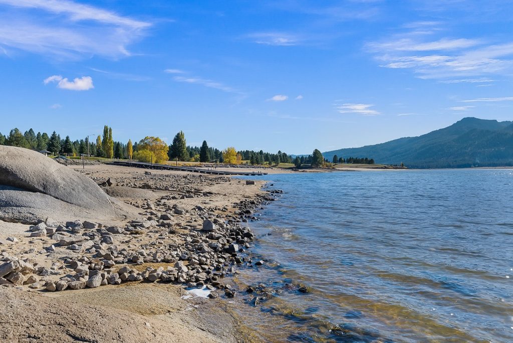 Lake Cascade from the shore