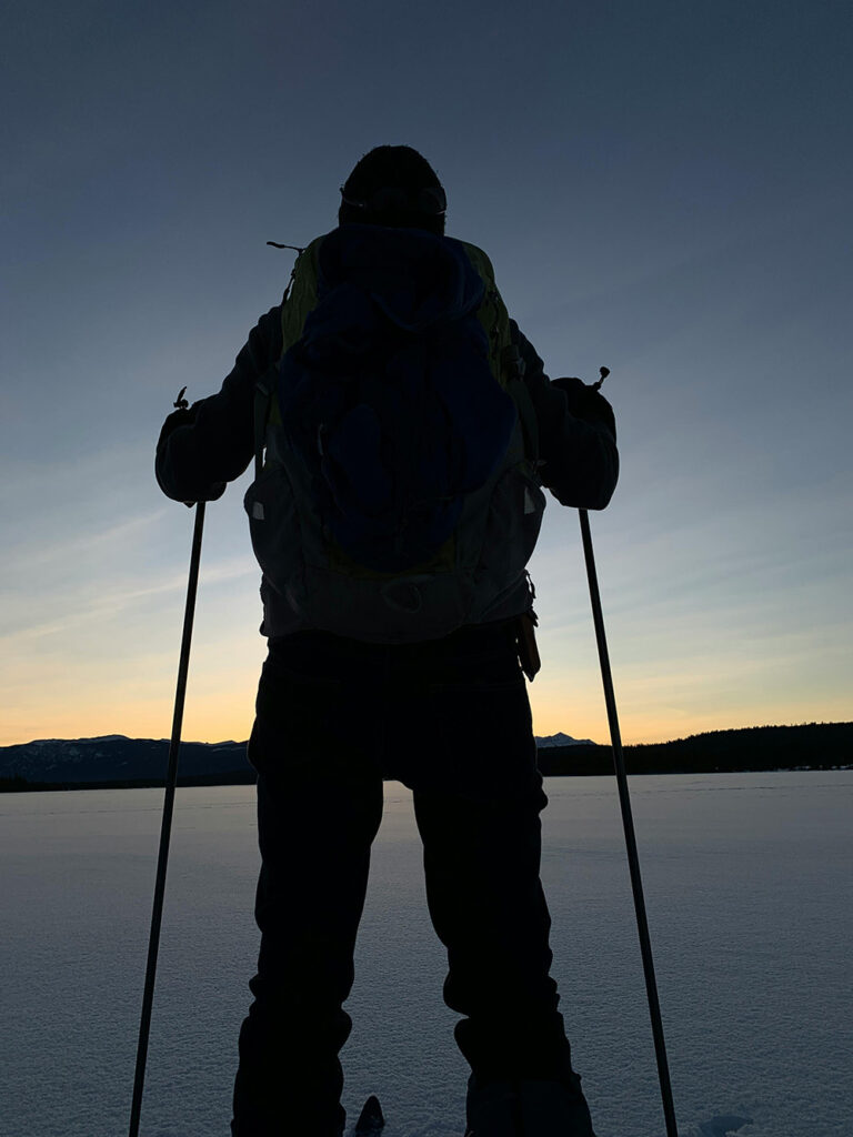 Cross country skiing in McCall, Idaho