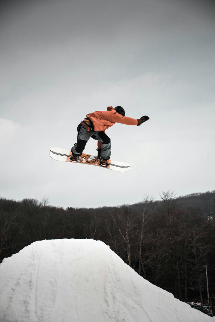 Snowboarding in Idaho